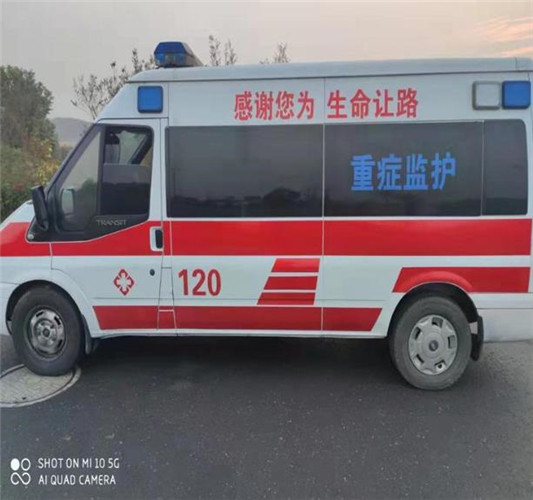 锦山镇救护车出租服务案例3